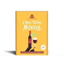 Replay-able Wine Tasting Murder Mystery Dinner Party Game for Up to 20 Adults – Host Your Own Wine-Themed Game Night – Immersive Mystery Experience – Medium English 4-20 Players