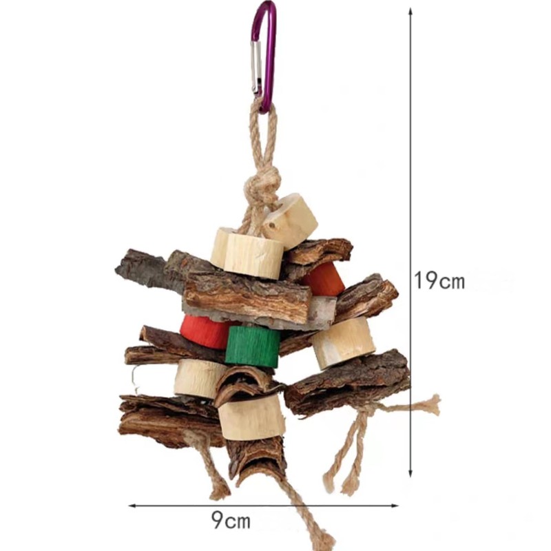 WEILFYONK Parrot Toy Bird Toy Hanging Toy Parrot Chew Toy