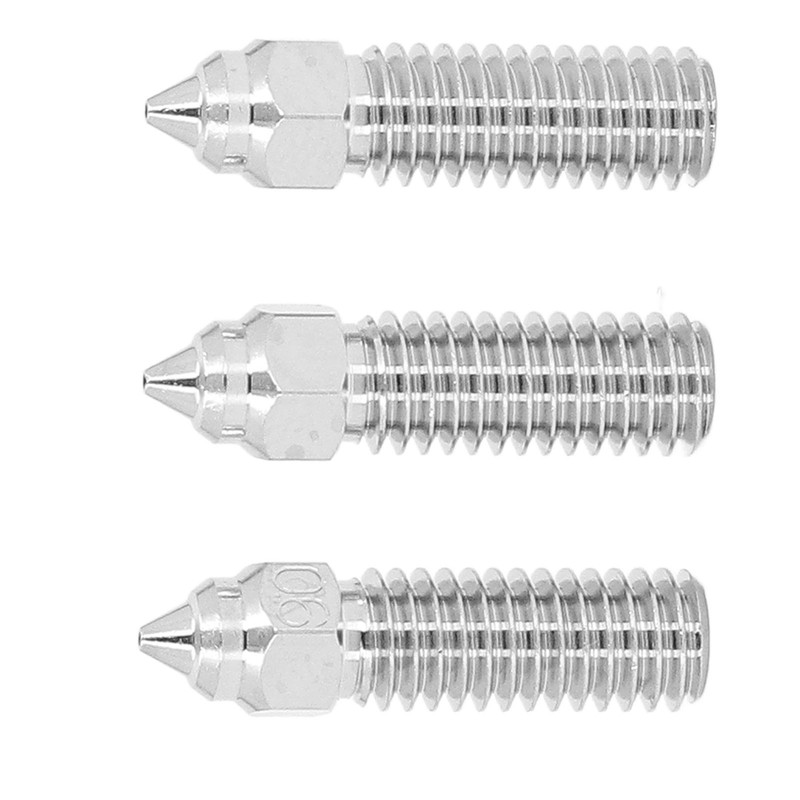 3Pcs 3D Printer Extruder Nozzle 1.75mm M6 High Speed Hotend
