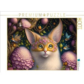 CALVENDO Puzzle Magical Mythical Creature Among Dahlias | Size