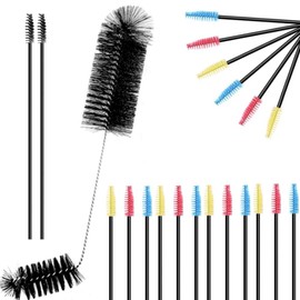 DACUAN Hummingbird Feeder Cleaning Brushes, 21 Pieces 3 Size Hummingbird Feeder Parts, Double Headed Hummingbird Feeder Brushes for Cleaning Hummingbird Feeder Bottle and Hole