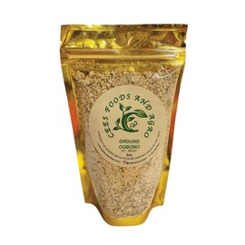 Cees Ground Ogbono 3oz (Wild African Mango Seed Powder) – Enjoy The Authentic Rich, Nutty Soup Thickener – Premium Quality for Delicious Egusi Soup & Ogbono Soup | Gluten-Free, Vegan-Friendly