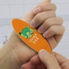 Esteemed Veg Steamed Vegetables Funny Humor Double-Sided Oval Nail File