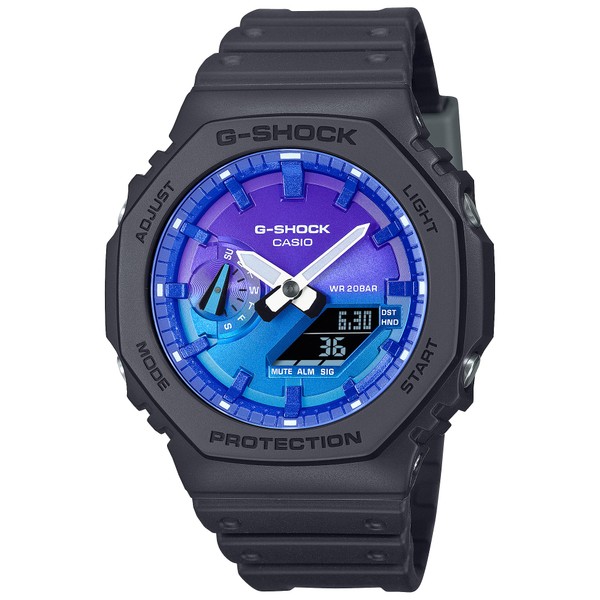 G-Shock Flame inside series, blue, Octagon (GA-2100)