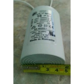 DUCATI ENERGIA 16uF CAPACITOR 416.17.50hb w04/14 EN60252-1 450V Sbw-b090-dr38.