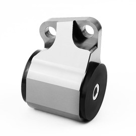 Auto Dynasty Compatible with Acura Integra / Honda Civic B & D Series MT 3pcs Billet Aluminum 2-Bolt Engine Mount Kit (Silver)