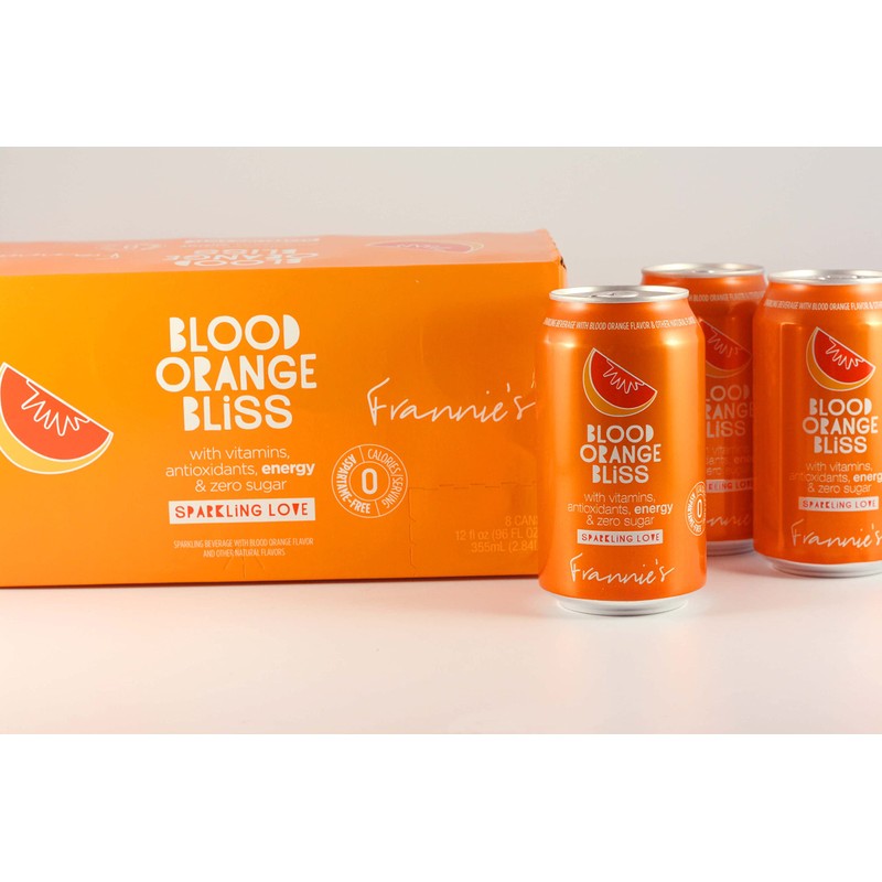 AmishTastes Frannie’s Blood Orange Bliss Sparkling Beverage, Protected With High-Density
