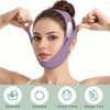 Reusable Overnight Jawline Support Band – Washable PU Face Wrap