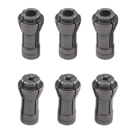 Ruiwaer 6PCS Die Grinder Collet Grinding Machine Clamping Collet Die Grinder Collet Grinding Machine Clamping Collet Adapter, 3 Pack 3mm, 3 Pack 6mm