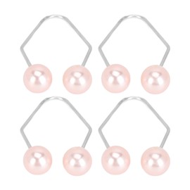2 Pair Dimple Trainer Tool Piercing Free Improve Smile Dimple Maker Balls for Face Cheeks Pink