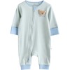 NEXT 3 Pack Baby Bear Pyjamas, blue, 6-9 months
