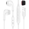 iMangoo 3 EQ Music Mode Wired USB Earbuds with Microphone