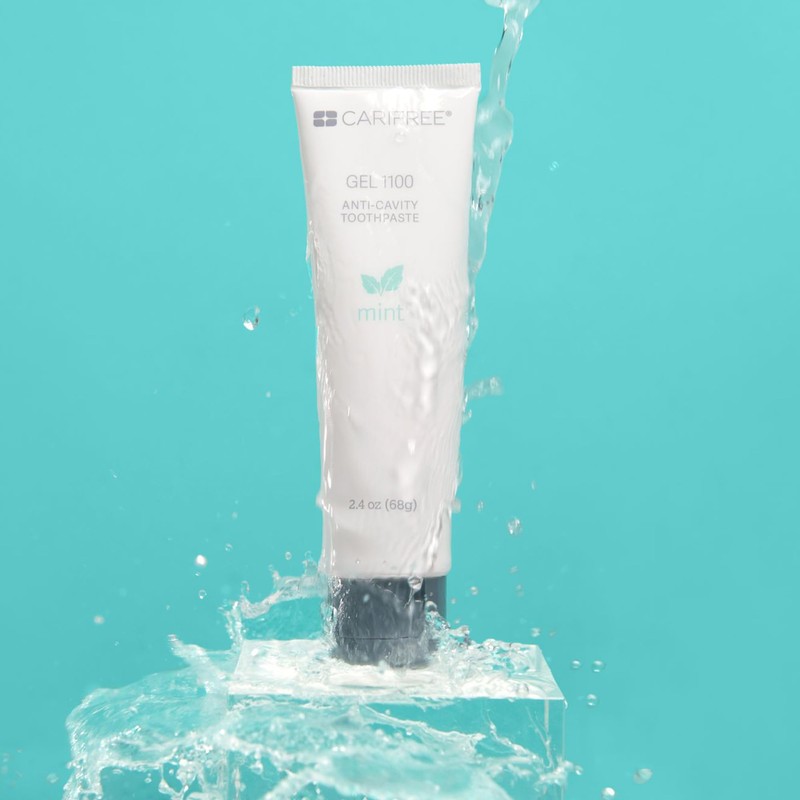 CariFree Gel 1100 (Mint) Anti-Cavity Fluoride Toothpaste with Nano Hydroxyapatite,