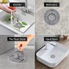 Durable Silicone Hair Catcher for Shower and Sink - Set