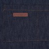 Denim Apron Baker Kitchen Restaurant Coffee Work Uniform with Front
