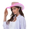 Light Up Disco Cowgirl Hat, Holographic Space Cowboy Hat, Led