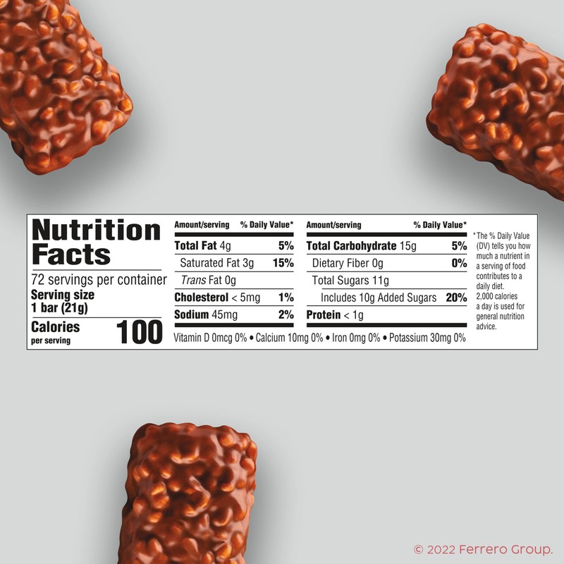 100 Grand Crispy Milk Chocolate with Caramel, Share Size Individually
