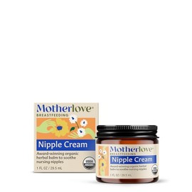 Motherlove Nipple Cream Certified Organic Salve for Sore Cracked Nursing Nipples, 1 Oz. by Motherlove
