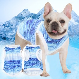Dog Cooling Vest,Dog Cooling Jacket, Dog Cooling Coat, Pet Cooling Vest, Cool Jackets for Dogs, Lightweight Sun-proof Pet Vest with Magic Tape for Outdoor Hunting Training and Camping