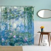 Shower Curtain Water Lilies by Claude Monet Oil Paintings Flowers,
