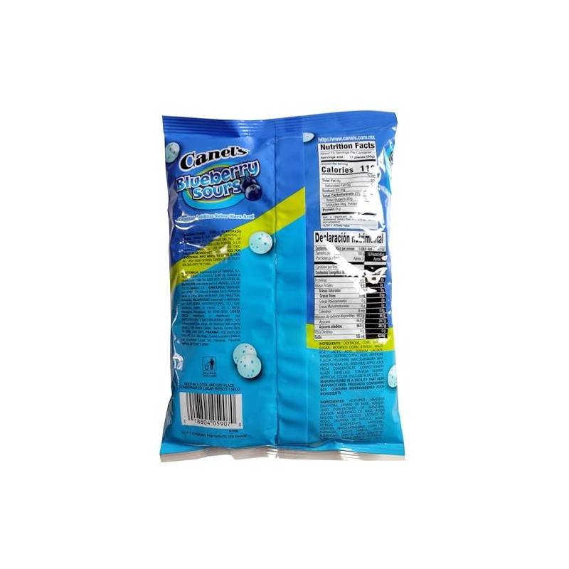 Canel's Blueberry Sours - Gomitas aciditas sabor mora azul -
