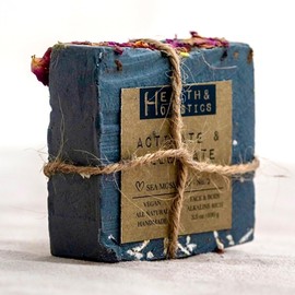 Sea Moss Soap (3piece) - Activate & Alleviate (Activated Charcoal + Lavender) Organic | Vegan | Handcrafted | Eco-friendly | UK Tested)