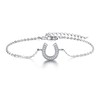 Ever Faith Women's 925 Sterling Silver Blue Cubic Zirconia Lucky