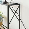 Tajsoon Console Table with Charging Station, 41.8" Entryway Table with