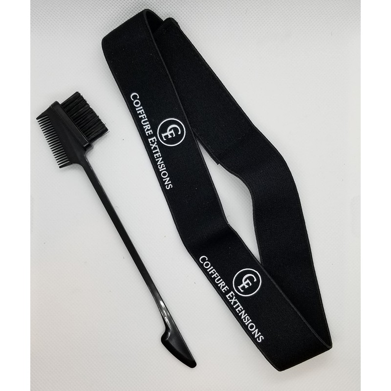 Coiffure Extensions Elastic Lace Melting Bands With Edge Brush