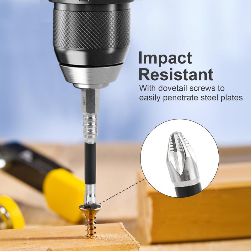 Moccool High-Magnetic Screwdriver Drill Bit Set, Strong Magnetic Durability Screwdriver