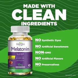 Cápsulas De Suplemento Dietético De Melatonina, Sabor Fresa.                                                                                          
