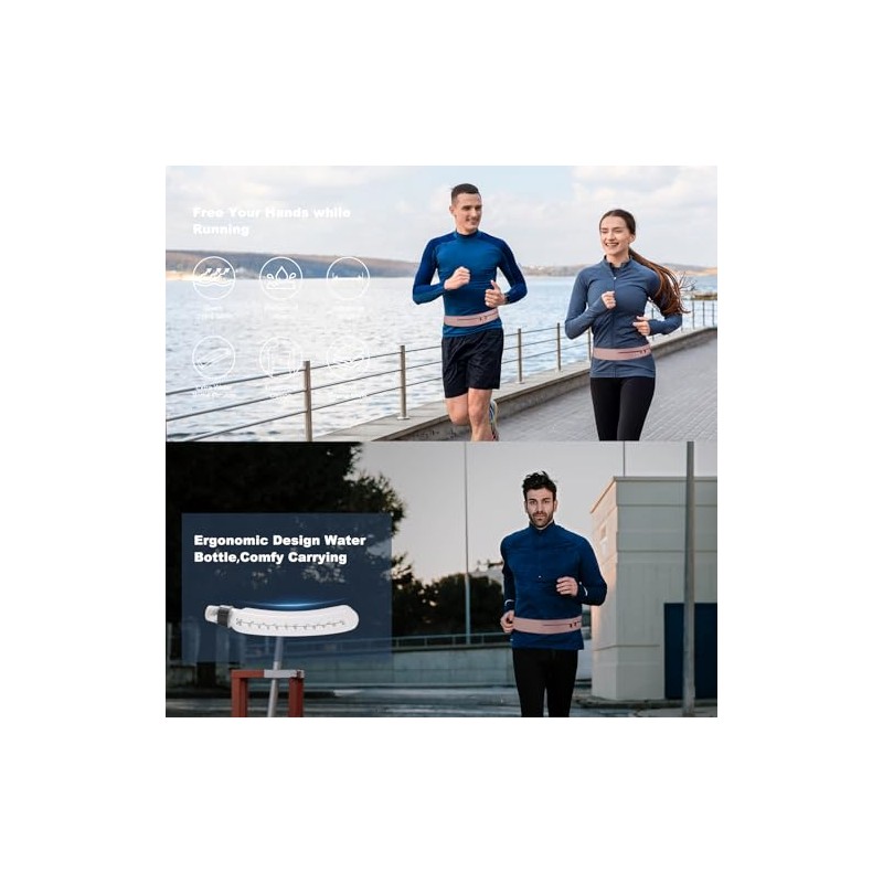 Cinturón de correr para mujeres y hombres, cinturón de correr
