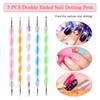 Hanyousheng 5PCS Dotting Tools for Painting with 3PCS Nail Detail