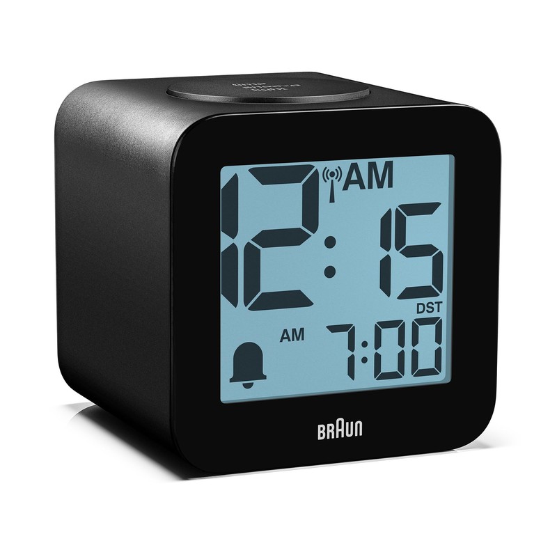 Braun BC25BP-DCF Digital Radio Controlled Alarm Clock for Central European