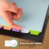 habgp 16Pcs/2 Set Binder Dividers with Tabs, 8 Color Tab