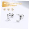 SAFIGLE Sets Stylish Stainless Steel Men Ear Studs Ear Bone