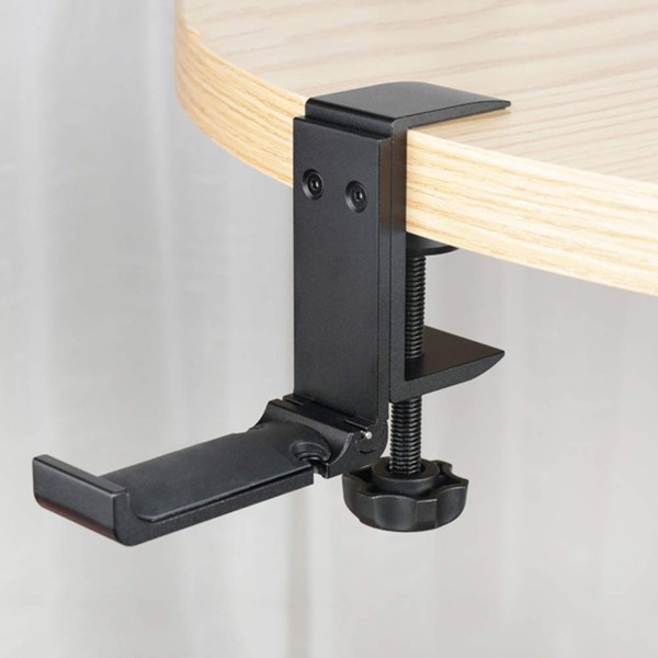 Goldmille Aluminum Headphone Stand Hanger Foldable with Cable Clip Headset