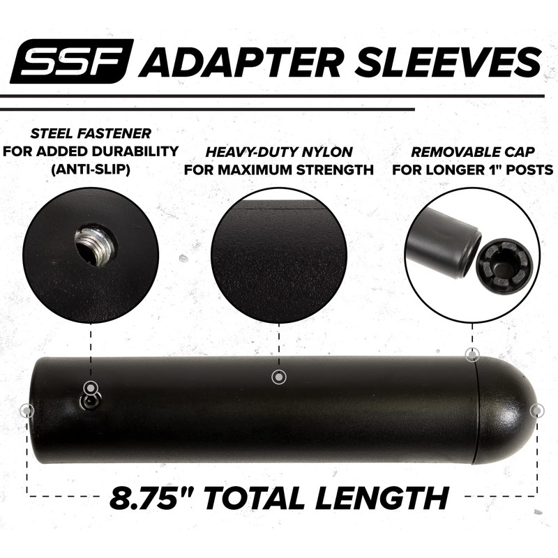 SERIOUS STEEL FITNESS Olympic Adapter Sleeve 8" - Convert 1"