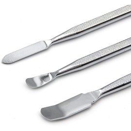 Spatula Set, Metal Spatula, Spatula Tool, Handcraft Rod, Double-Ended Type, Set of 3