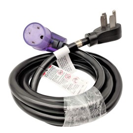 Parkworld EV/Dryer 4 Prong 14-30 Extension Cord UL Listed, NEMA 14-30P to 14-30R Lighted Female, 30A, 250V, 7500W (10FT)