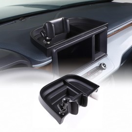 CHEAYAR Dashboard Storage Box Fit for Ford Maverick 2022, ABS Dash Panel Tray Organizer, Dash Tray Phone Holder Mount with Storage Box, Dash Center Console Table Storage Tray (Type A)