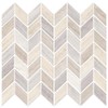 24-Pack of 8 x 8" Wallpaper Tiles Earth Herringbone Shrink