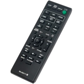 RM-AMU171 Replacement Remote Control fit for Sony Hi-Fi Stereo Audio System CMT-BT60 CMT-SBT100 CMT-BT60B CMT-BT80W HCD-SBT100B CMT-BT80WB CMT-SBT100B CMT-SBT300W CMT-SBT300WB HCD-SBT100 HCD-SBT300W