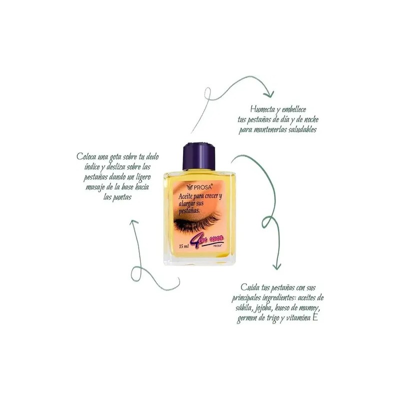 Kit Prosa Rimel Transparente + Crema Ojos + Aceite Pestañas