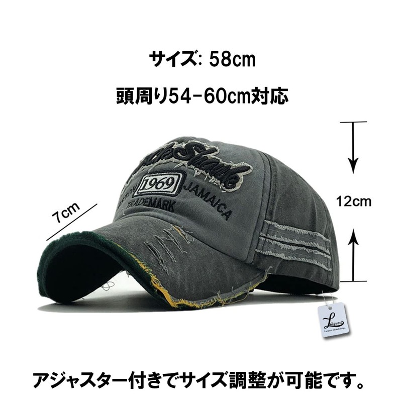 Spargel Damaged American Casual Cap, Men's/Women's, Spring, Summer, Autumn, Winter