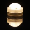 10pcs/ Set Round Waterproof LED Candle Light Submersible Remote Control(Warm