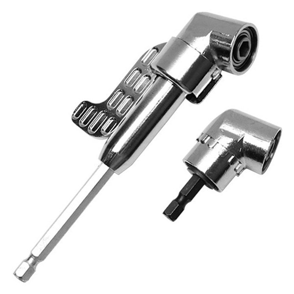 2 PCS Right Angle Drill Attachment, 90-Degree Drill Adapter Set(60cm/140cm),