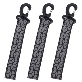 KOYOKOMA 3-Piece Set Reflective Strap, Key Chain, Traffic Safety, Night Reflective, Reflective Strap, Bag Charm, Accessories, For Work or School Commutes, School, Club Activities, Cram School,