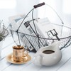 3pc Mini White Ceramic Creamer with Handle, Ceramic Milk Jug