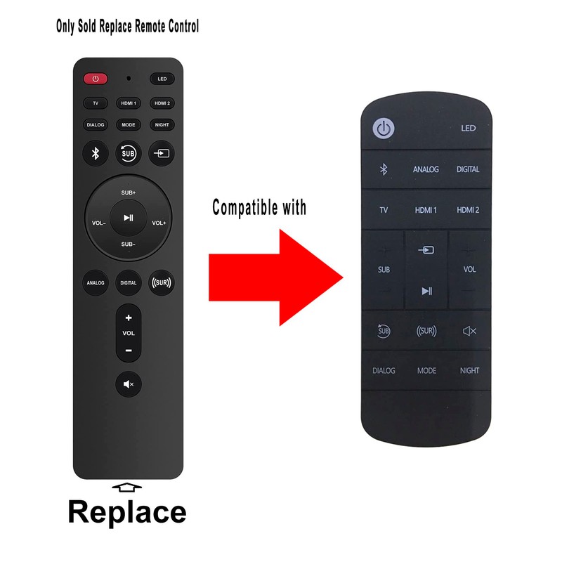 Replace Remote Control fit for Klipsch Cinema Soundbar 700 800